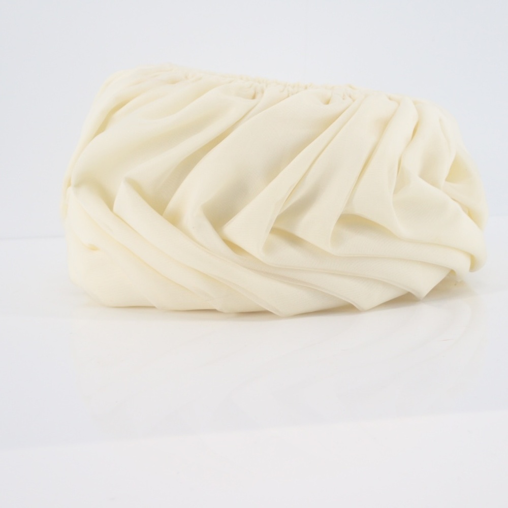 Vtg 50's Dress Bonnet Vanilla White Mid-Century Modern Authentic Mint Condition